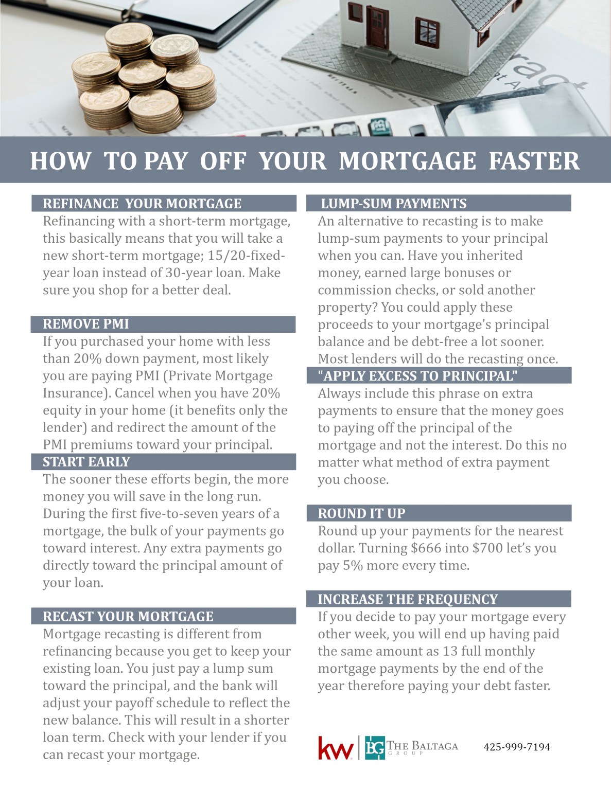 HOW TO PAY OFF YOUR MORTGAGE FASTER – Baltaga Group